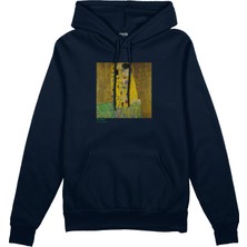 The Lucid Lab The Kiss Oversize Hoodie - Lacivert