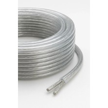 Conana Şeffaf, Elektrik Kablosu (2x0,75 Ttr Yuvarlak Tip) (Tam Bakır Kalaylı) 3 Metre