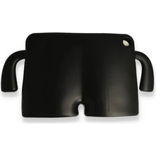 Bg Arzenis Arzenis  iPad 2022 10.9 (10.nesil) Kılıf Karakter Tablet Silikon - Siyah 9968547