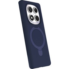 Kayem Kay  Xiaomi Redmi Note 14 Pro 5g Regal Magsafe Standlı Kapak - Lacivert 56487