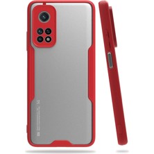 Bg Arzenis Arzenis  Xiaomi Mi 10T Pro Kılıf Platin Silikon - Kırmızı 9968547