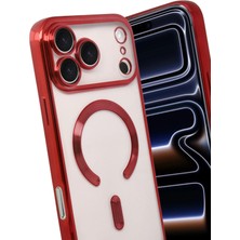 Bg Arzenis Arzenis  Apple iPhone 17 Pro Kross Magneticsafe Kapak - Kırmızı 9968547