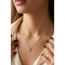 Fiyonk Kuyumculuk 14 Ayar Altın Singapur Zincir Ay Yıldız Kolye