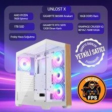 Tebilon Amd 7600-GIGABYTE Rtx 5070 Wındforce 12GB-GIGABYTE B650M-16GB-1TB Ssd-Oem Paket