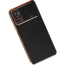 Kayem Kay  Xiaomi Poco X4 Pro 5g Kılıf Volet Silikon - Siyah 56487