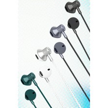 Bg Arzenis Arzenis  LS-730 1.2m iPhone 15 Serisi ile Uyumlu Type-C Kablolu Kulaklık - Gümüş 9968547