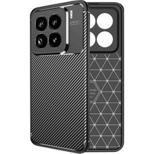 Kayem Kay  Xiaomi Mi 15 Pro Kılıf Auto Focus Karbon Kapak - Siyah 56487