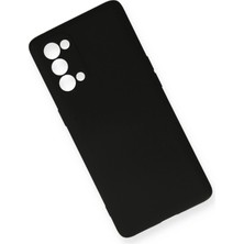 Bg Arzenis Arzenis  Oppo Reno 5 Kılıf Nano Içi Kadife Silikon - Siyah 9968547