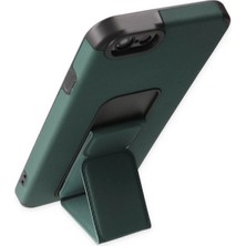 Bg Arzenis Arzenis  iPhone 6 Kılıf Mega Standlı Silikon - Yeşil 9968547