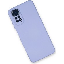 Kayem Kay  Xiaomi Redmi Note 11 Kılıf Nano Içi Kadife Silikon - Lila 56487