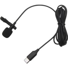 Kayem Kay  Type-C 2 Metre Double Mikrofon - Siyah 56487