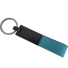 Vice Avm Metal Başlıklı Deri Anahtarlık Mavi TG-V 0167