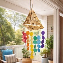 Hedicaret Parçalı Rüzgar Çanı Gemi Sedef Askılı Obje Dekoratif