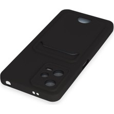 Kayem Kay  Xiaomi Poco X5 5g Kılıf Kelvin Kartvizitli Silikon - Siyah 56487