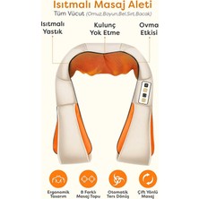 Kensa Ovmalı & Isıtmalı Boyun Masaj Aleti | Boyun-Sırt-Bel Masaj Cihazı, Yoğurmalı Sessiz Masaj Aleti