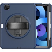Kayem Kay  iPad Pro 11 (2018) Kılıf Hand Strap Tablet Kılıfı - Lacivert 56487