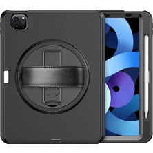 Kayem Kay  iPad Pro 11 (2018) Kılıf Hand Strap Tablet Kılıfı - Siyah 56487