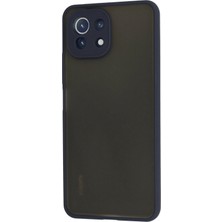 Bg Arzenis Arzenis  Xiaomi Mi 11 Lite Kılıf Montreal Silikon Kapak - Lacivert 9968547