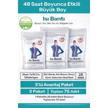 İlla Life Hızlı Etkili Büyük Boy Isı Bant – 3’lü Avantaj Paket (Toplam 75 Adet)