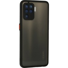 Kayem Kay  Oppo Reno 5 Lite Kılıf Montreal Silikon Kapak - Siyah 56487