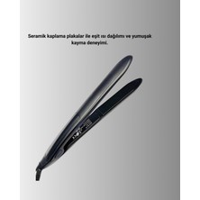 Maarketim A Kalite Orijinal 2025 Isı Ayarlı Titanyum Seramik Plakalı Profesyonel Saç Düzleştirici