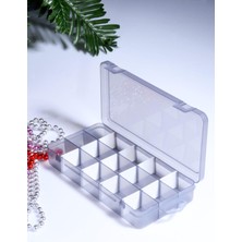 UltraMint 15 Bölmeli Ayarlanabilir Takı ve Küpe Organizer Kutusu