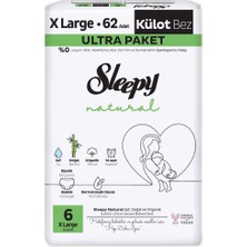 AlaNova Alano Natural Külot Bez Ultra Paket 6 Beden 15-25 kg 62 Adet VA74