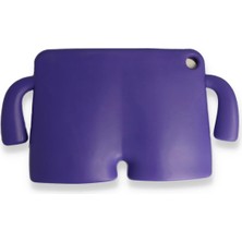 Bg Arzenis Arzenis  iPad 2022 10.9 (10.nesil) Kılıf Karakter Tablet Silikon - Mor 9968547