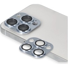 Kayem Kay  iPhone 13 Pro Max Pers Alüminyum Kamera Lens - Sierra Blue 56487