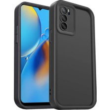 Platin Store Pilatin  Oppo A16 Kılıf Viera Silikon - Siyah Zeyd