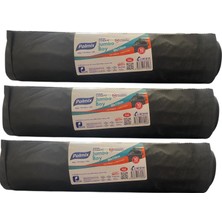 Polmix Jumbo Boy Ağır Sanayi Çöp Torbası 80X110 cm 3 Rulo Set