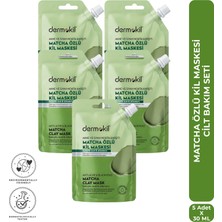 Dermokil Matcha Özlü Kil Maskesi Cilt Bakım Seti 30 ml x 5 Adet