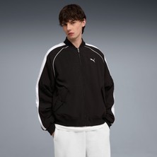 Puma T7 Erkek Siyah Ceket Uzun Kol L Midi Kesim Kalıbı ile Şık ve Rahat Tasarım