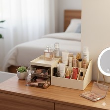 UltraMint Şık Çok Amaçlı Makyaj Organizeri, 2 Çekmeceli Kozmetik Saklama Kutusu