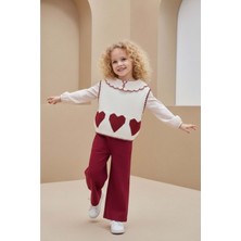 Mnk Baby & Kids Ispanyol Paça Gömlekli Süeterli Kız Takım M00798