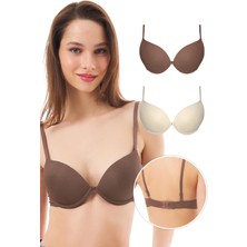 Cottonhill Beauty Cottonhill Lol Up Push Up Balenli Sütyen 2'li Paket-2