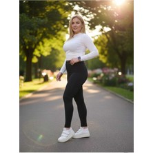 DNRYSL Kadın Büyük Beden Battal Toparlayıcı Yüksek Bel Premium Kumaş Tayt