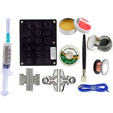 Bst lehim Flux Malzemeden Oluşan Anakart Bga Bord Tutucu Entegre Kalıplama Metal Stand Seti/07