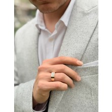 Yener Mücevher Sirius Altın Erkek Yüzük