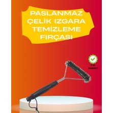 Zero Land Xmpdby Mangal Izgara Temizleme Fırçası Pas Tutmaz Çelik Telli