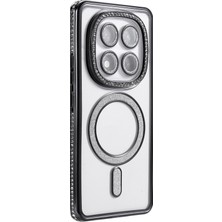 Kayem Kay  Xiaomi Redmi Note 14 Pro 5g Joke Simli Magneticsafe Kılıf - Siyah 56487