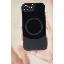 Kayem Kay  iPhone 16E Kılıf Maya Karbon Kapak - Lacivert 56487