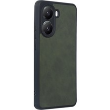 Kayem Kay  Xiaomi Poco X7 Pro Kılıf Aras Deri Kapak - Koyu Yeşil 56487