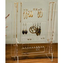 UltraMint Şık Pleksi Takı Organizeri, Kolye ve Küpe Saklama Standı