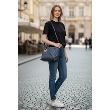 Yigitemirbags Cape Town Askılı Lacivert Kadın Omuz Çantası