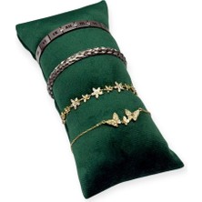 UltraMint Kadife Orta Boy Bileklik ve Saat Düzenleyici Yastık 8X17CM