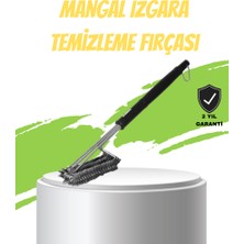 Zero Land Xmpdby Mangal Izgara Temizleme Fırçası Paslanmaz Çelik Telli Uzun Saplı