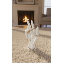 UltraMint Modern El Şeklinde Takı Organizeri, Yüzük, Bilezik ve Kolye Saklama Standı