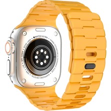 Rdbydn Newface Apple Watch Ultra 49MM Wowen Kordon - Sarı