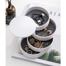 UltraMint 4 Katlı Dönebilen Çok Amaçlı Takı Düzenleyici, Şık ve Pratik Organizer